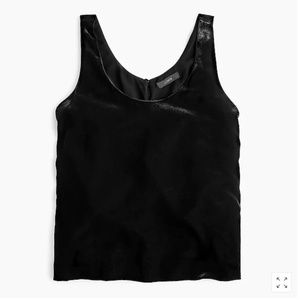 J. Crew Velvet Tank Top